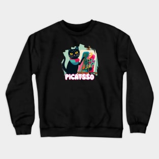 Picatsso cat Crewneck Sweatshirt